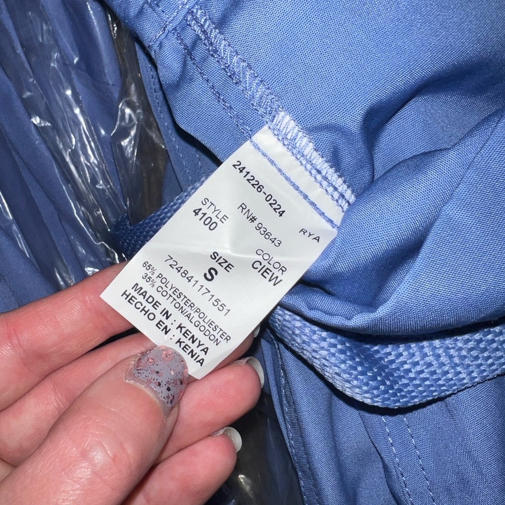 Cherokee Blue Scrub Set - Picture 3 of 3